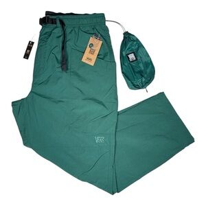 Vans MTE Trek Guide Pants Mountain Edition Green Woven NWT Men’s Size XL